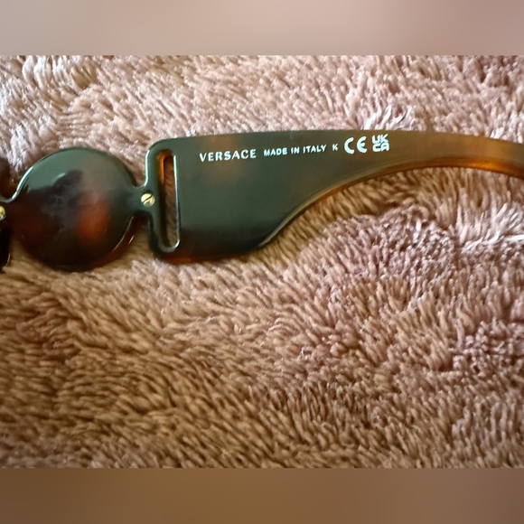 Versace Medusa (Unisex) Biggie Havana Brown 0VE4361 Sunglasses (EUC) - Picture 6 of 9